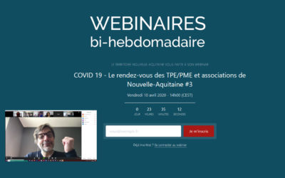 Webinaire Covid bi-hebdomadaires