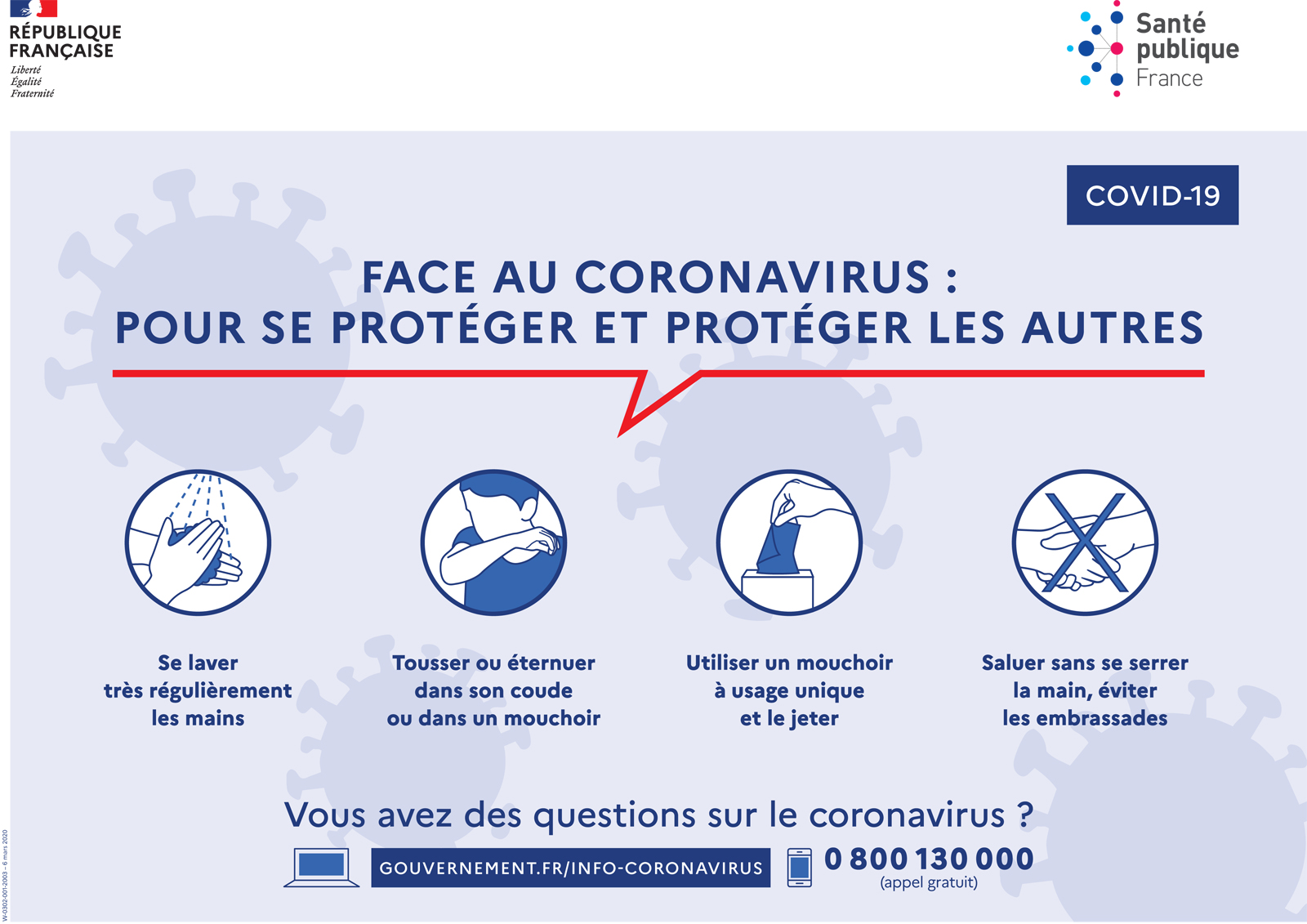 COVID 19 – liens utiles pour faire face à l’épidémie