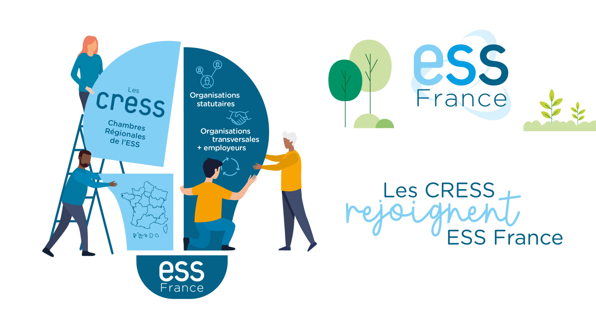 Les Cress rejoignent le CA d’ESS_France