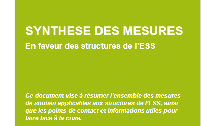 Synthèse des mesures dédiées à l’ESS