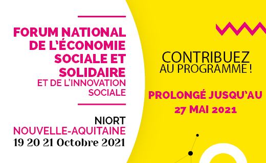 Prolongation jusqu’au 27 mai de l’appel à contribution du Form national de l’ESS & l’IS