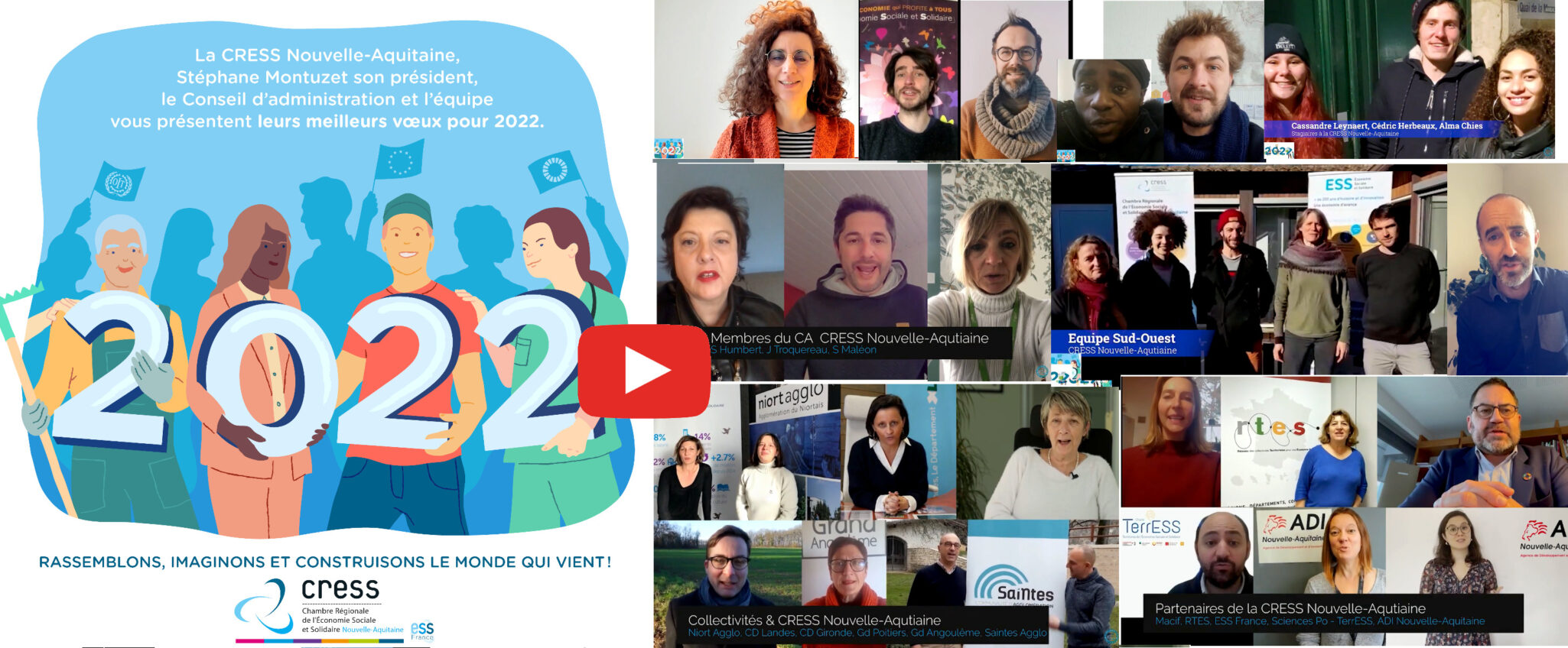 📺 2021 c’était… 2022 ce sera ! Vidéo des voeux de la CRESS Nouvelle-Aquitaine