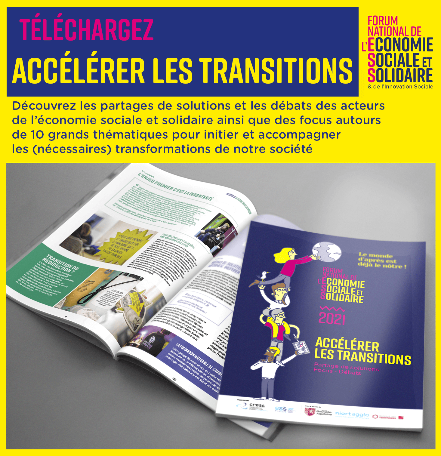 Accélérer les transitions : Magazine du Forum national de l’ESS 2021