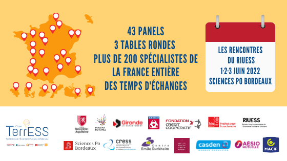 Participez aux rencontres interuniversitaires de l’ESS 2022 à Bordeaux