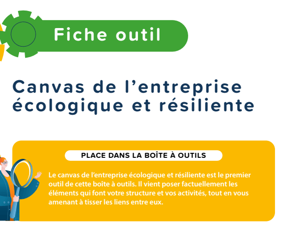 Fiche outil Canvas résilient du Guide de Redirection écologique