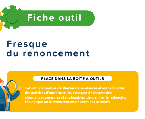 Fiche outil Fresque du renoncement du Guide de Redirection écologique