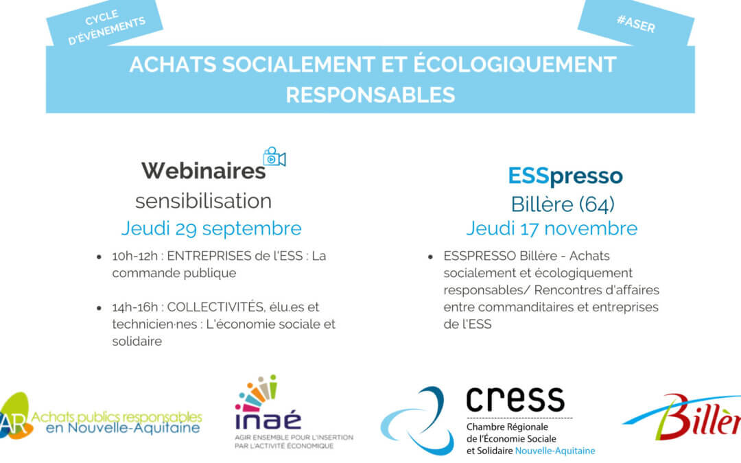 Cycle Achat socialement et écologiquement responsable (ASER)