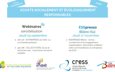 Cycle Achat socialement et écologiquement responsable (ASER)