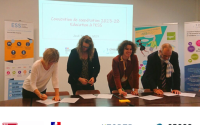 Signature d’un accord de coopération régional pour l’éducation à l’Économie Sociale et Solidaire en Nouvelle Aquitaine