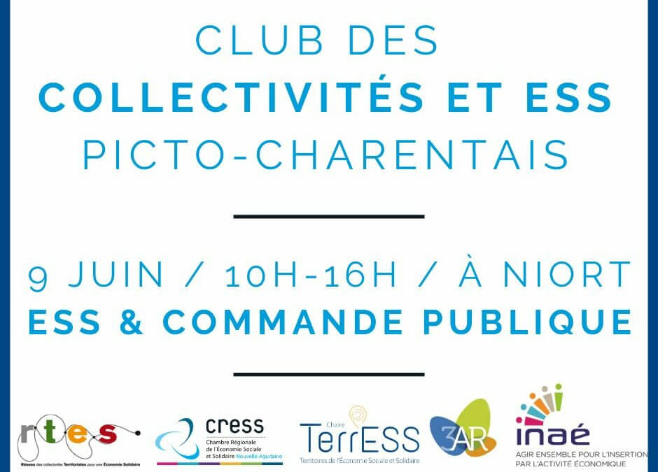 Club des collectivités ESS en ex Poitou-Charentes / commande publique & ESS