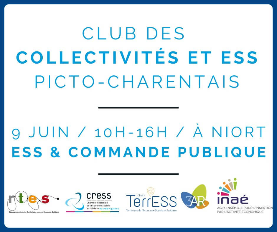 Club des collectivités ESS en ex Poitou-Charentes / commande publique & ESS