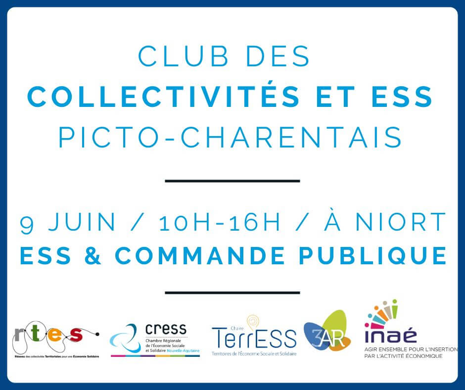 Club des collectivités ESS en ex Poitou-Charentes / commande publique & ESS