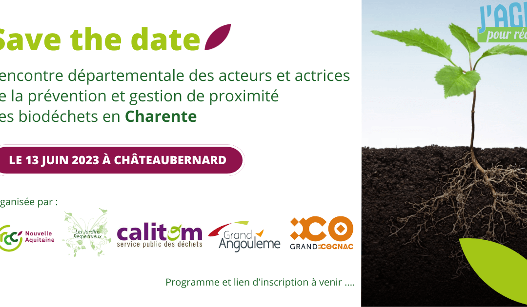 Rencontre départementale des acteur·trices de la prévention et gestion de biodéchets en Charente