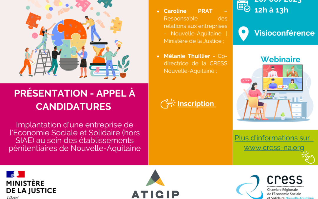 Webinaire – Présentation de l’Appel à Candidatures Pénitentiaires
