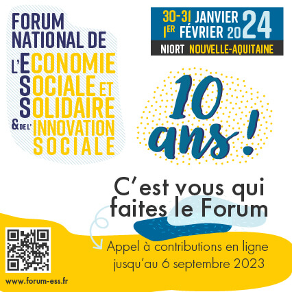 Lancement de l’appel à contribution du « Forum national de l’ESS et de l’innovation sociale »