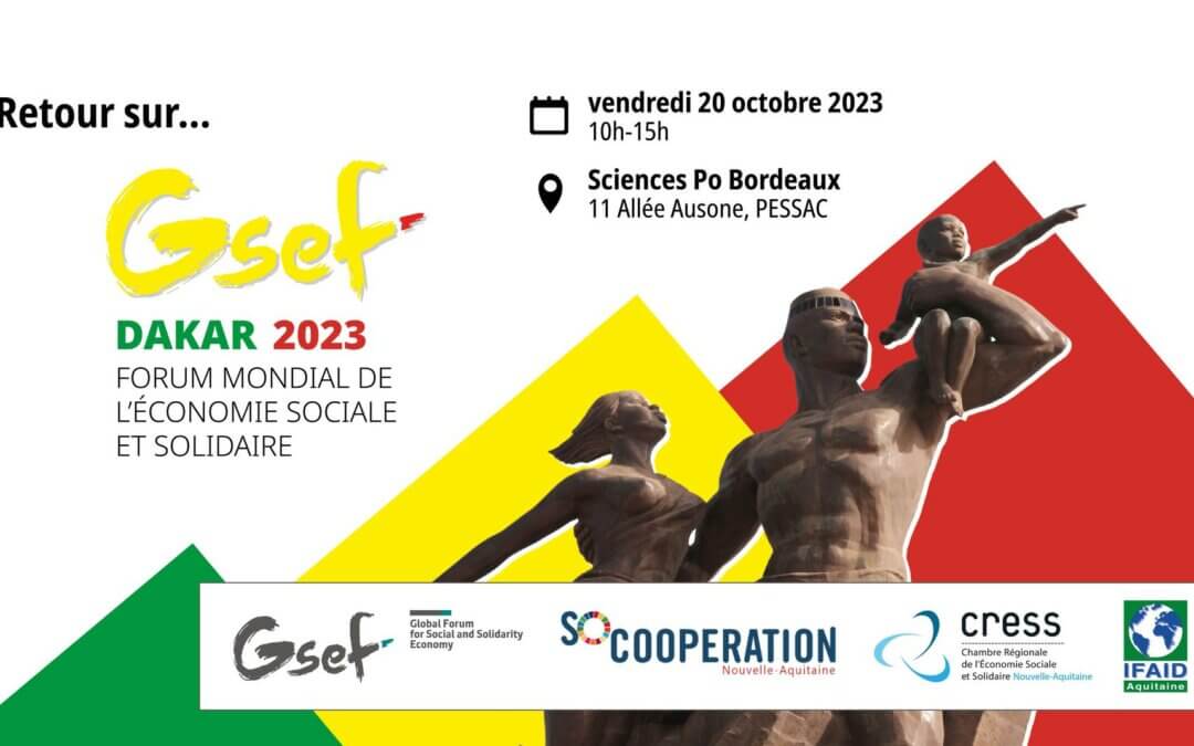 Retour sur le Forum Mondial de l’ESS #DakarGSEF2023
