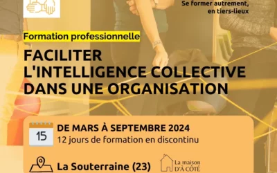 [INFO ADHERENT] Formez vous à l’intelligence collective – La Souterraine (23)