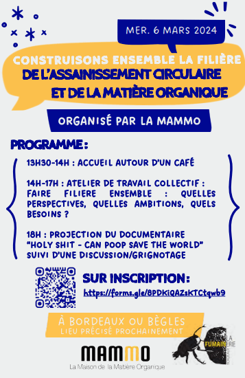 Construisons ensemble la filière de l’assainissement circulaire et de la matière organique !