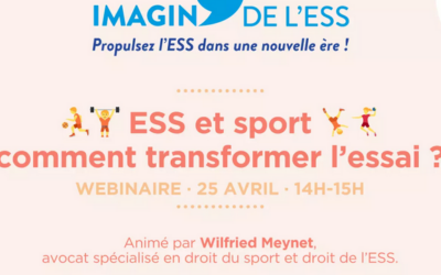 Webinaire ESS France : ESS et sport