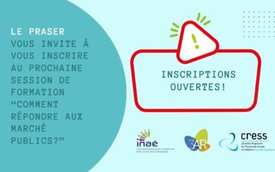 PRASER : Formation 2025  » Comment répondre aux marchés publics »