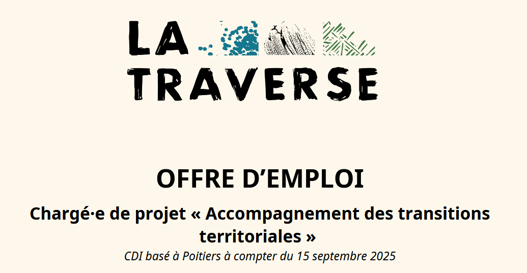Chargé·e de projet « Accompagnement des transitions territoriales »