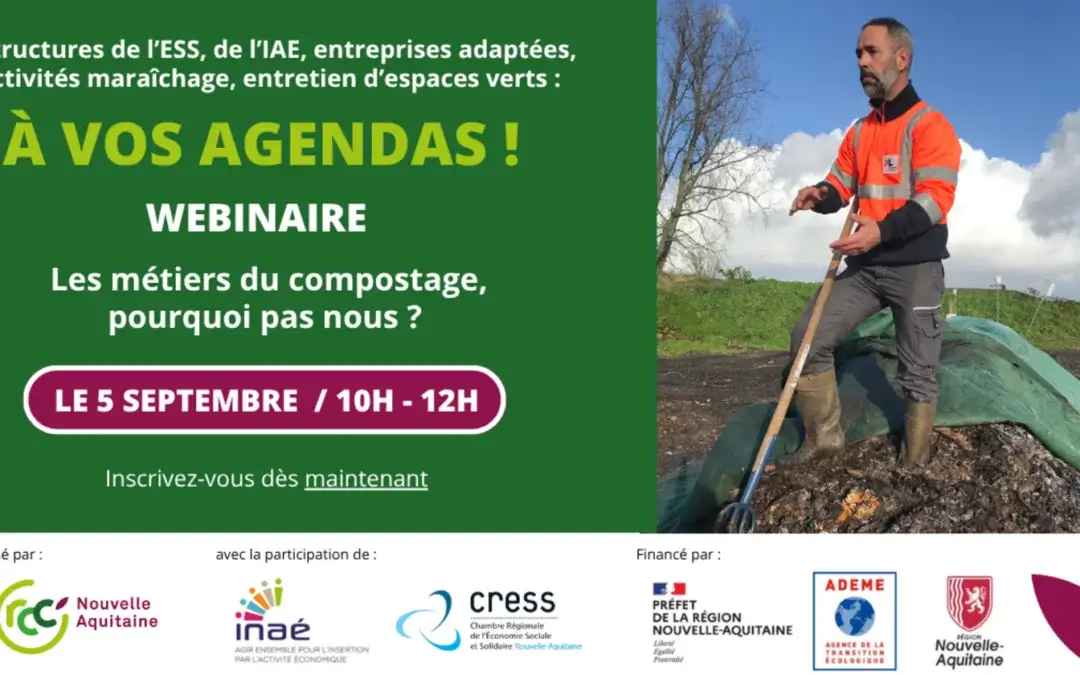 Webinaire : les métiers du compostage, pourquoi pas nous ?