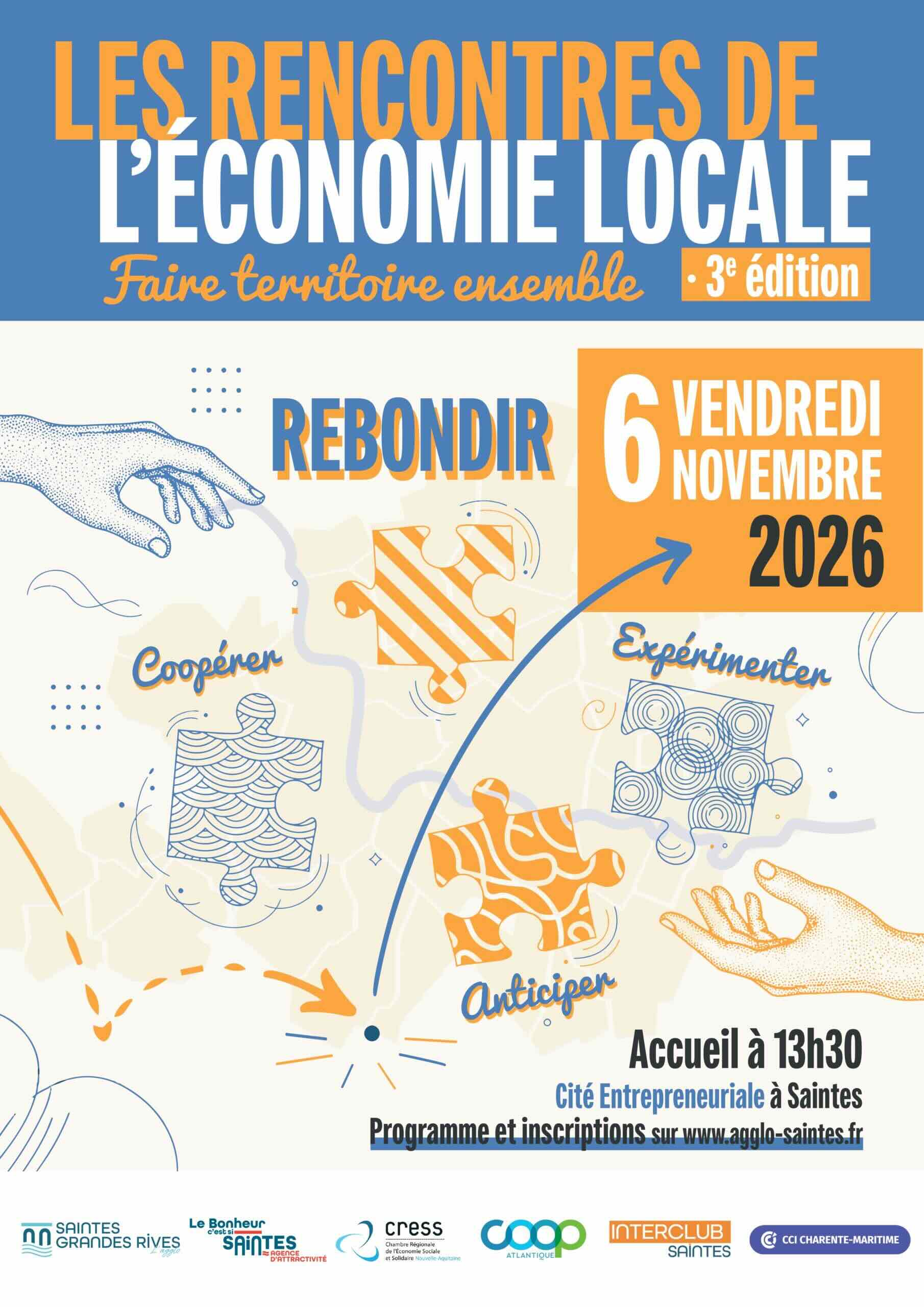 Rencontres economie locale saintes 2026 affiche